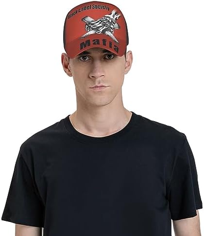 Black Rock Label Unisex Baseball Cap Adjustable Sun Hat