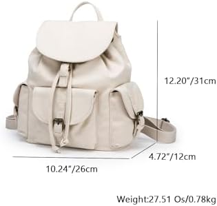 YONBEN Drawstring Backpack Large Capacity Schoolbag Canvas Fashion Bag