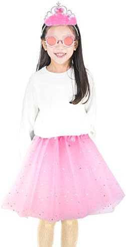 10Pcs Princess Tutu Dress and Tiara Accessories for Costume Parties