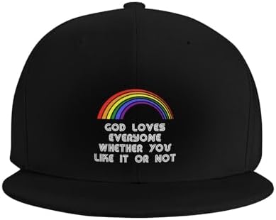 God Loves Everyone LGBT Trucker Hat Adjustable Baseball Cap
