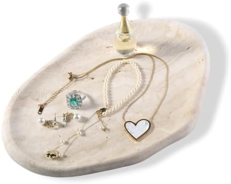 BCS Marble Jewelry Tray with Cloud Design