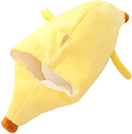 STOBOK Funny Banana Costume Hat for Parties and Carnivals