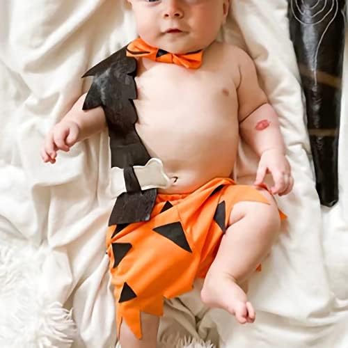 FIOMVA Toddler Caveman Halloween Costume Set 3pcs