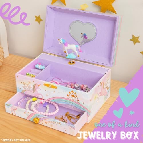 Musical Unicorn Jewelry Box for Girls