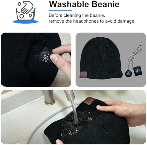 Greatfine Bluetooth Beanie Tech Gift for Men Women Teens