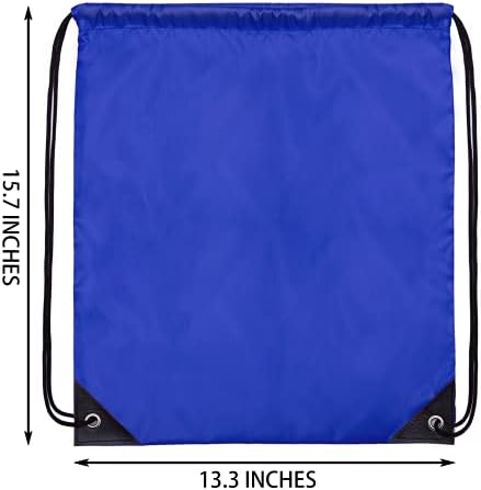 Vorspack Drawstring Backpacks 10 Pack Blue