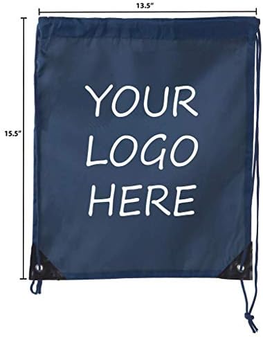 Mato Hash Custom Logo Drawstring Bags 100PK Navy CE2500