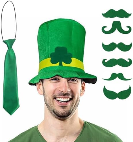 LENOAPHYS St Patricks Day Accessories Set for Women