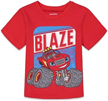Nickelodeon Blaze and the Monster Machines Graphic T-Shirt and Shorts Outfit Set for Boys