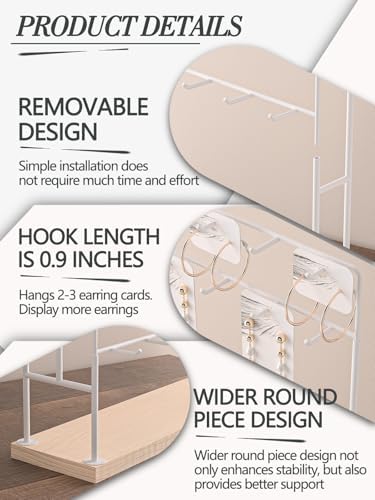 Adugay Earring Holder Display Stand White