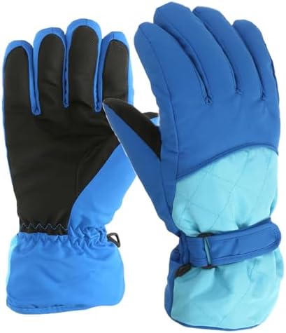 Winter Windproof Warm Gloves for Boys and Girls Outdoor Skating Snow Ski Gloves Snowboarding Kids Gloves Stylish