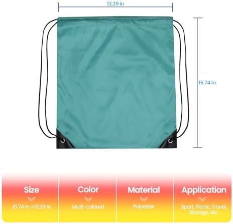 HYTHOZO 24Pcs Drawstring Backpack Set