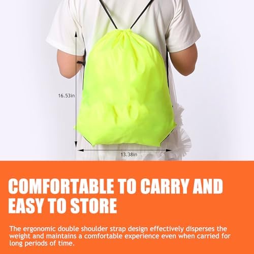 Drawstring Backpack 6 Pack 6 Colors