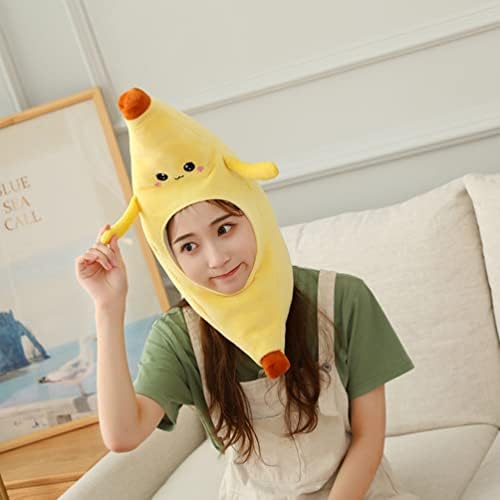 STOBOK Funny Banana Costume Hat for Parties and Carnivals