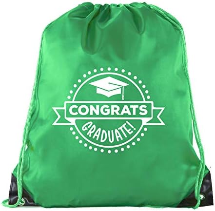 Senior Graduation Drawstring Backpacks - Congrats Graduate