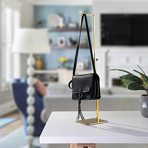 Gold Purse Display Stands 2 Pack Adjustable Height Stand