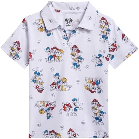 Paw Patrol Chase Marshall Rubble Polo Shirt and Shorts Set for Boys