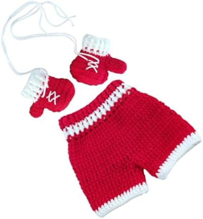 Newborn Photography Props Knitted Outfit Set for Baby