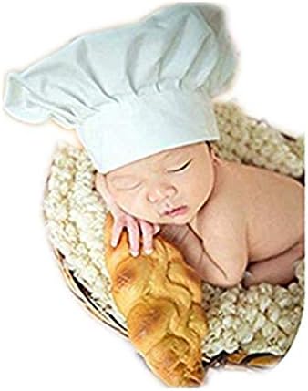 Vemonllas Baby Chef Cap Newborn Photo Props