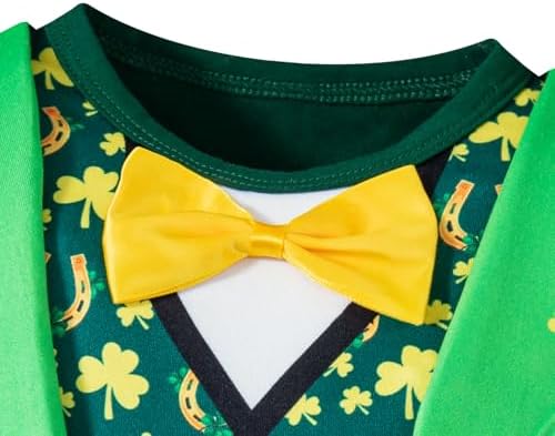 Baby Boys St Patricks Day Romper Costume With Hat