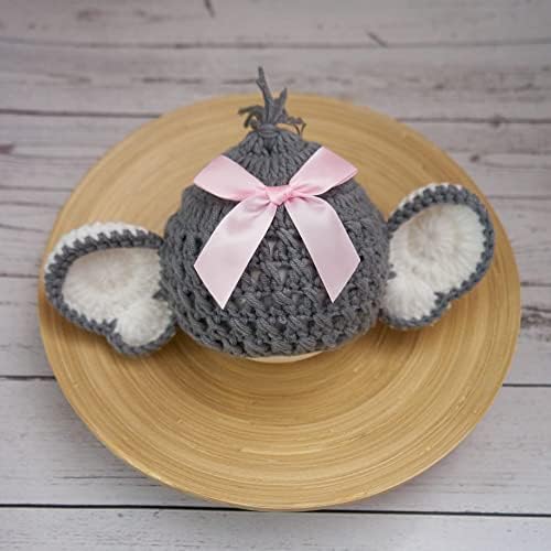 Vemonllas Baby Elephant Hat Bonnet Shorts Photo Costume