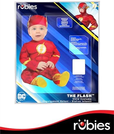 Rubies Flash Baby Boys Costume Jumpsuit and Hat
