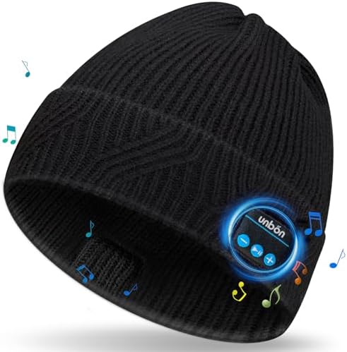 UNBON Bluetooth Beanie for Men with Headphones