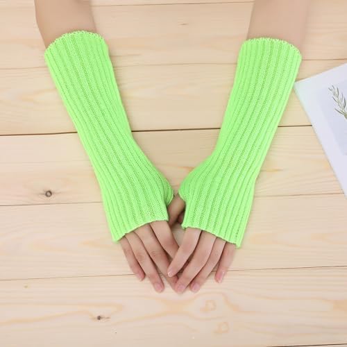 Cotton Feel Winter Fingerless Gloves for Women