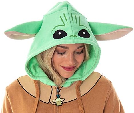 Star Wars Baby Yoda Juniors Zip Hoodie Costume