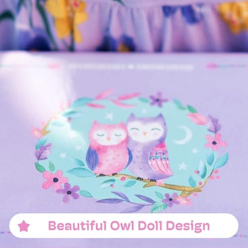 Jewelkeeper Musical Jewelry Box for Girls with Spinning Owls