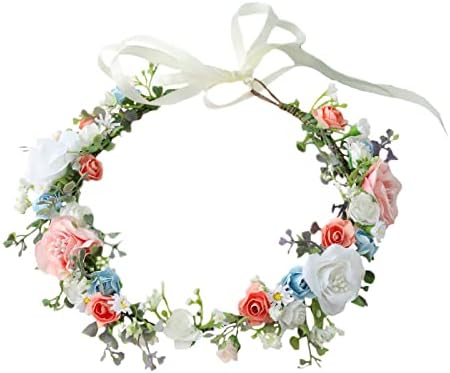 Vivivalue Floral Crown Headband for Women