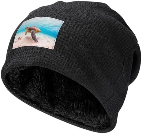 Bttllke Unisex Winter Beanie Hat with Fleece Lining