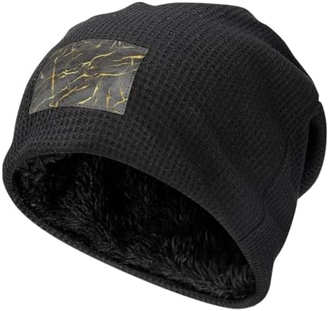 Bttllke Unisex Winter Fleece Lined Beanie Hat
