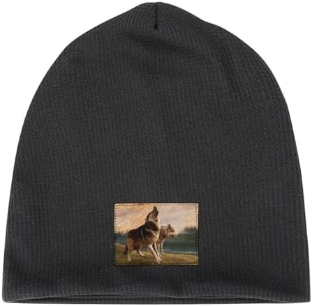 Bttllke Unisex Fleece Lined Winter Beanie Hat for Men Women