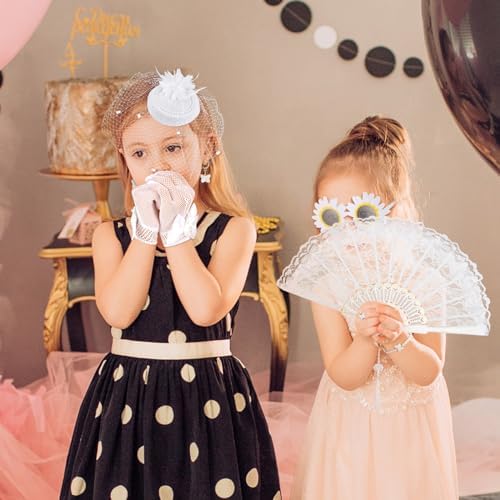 Jenaai 8 Pcs Girls Tea Party Costume Accessories Set