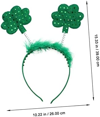 1Set St Patricks Day Costume Headband Tutu Skirt Necklace Party Accessories