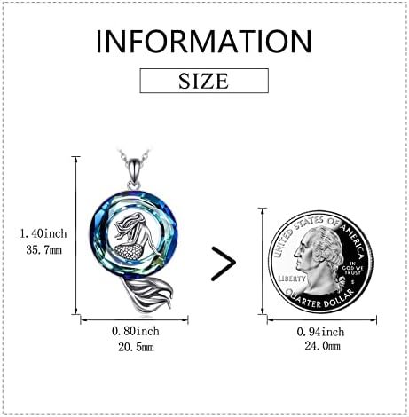 AXELUNA Mermaid Nautical Necklace for Women