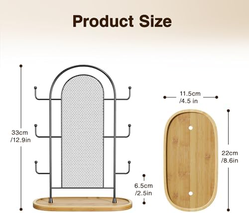 Bussdis Jewelry Holder Earring Display Organizer