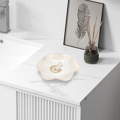 Binoster Ceramic Jewelry Dish Leaf Tray Key Holder
