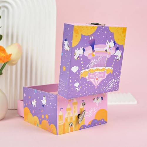 Unicorn Music Box and Jewelry Box for Girls