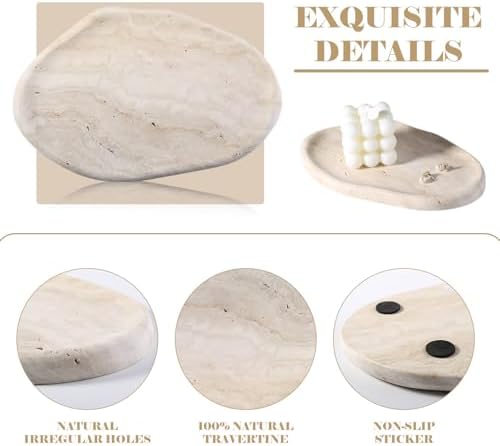 BCS Marble Jewelry Tray with Cloud Design