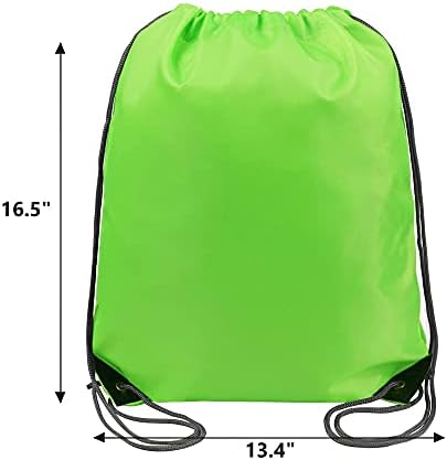 BeeGreen 20 Piece Drawstring Gym Backpack Set