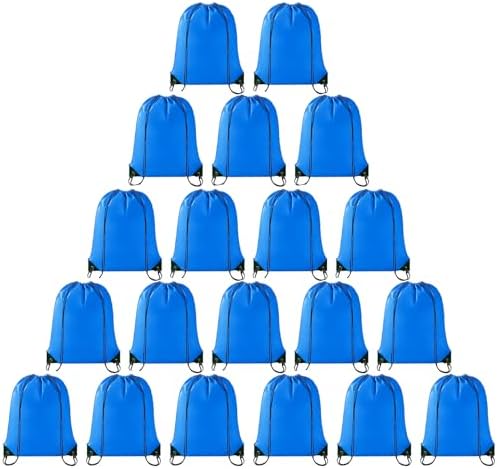 CHEPULA Drawstring Bags 20pcs Bulk Gym Backpack