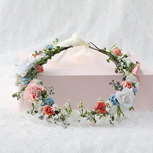 Vivivalue Floral Crown Headband for Women