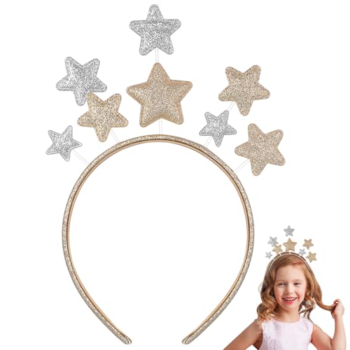 IMIKEYA Glitter Star Headband for Parties and Decor