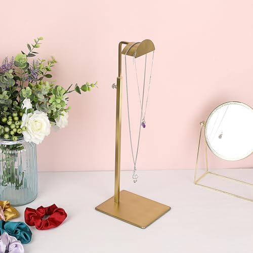 Hipiwe Gold Metal Handbag Stand with Adjustable Height