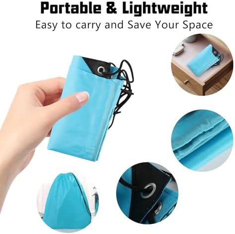 RUGLAMZHIP 8Pcs Waterproof Drawstring Backpacks