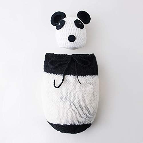 Vemonllas Bear Hat Baby Sleeping Bag Newborn Prop Set
