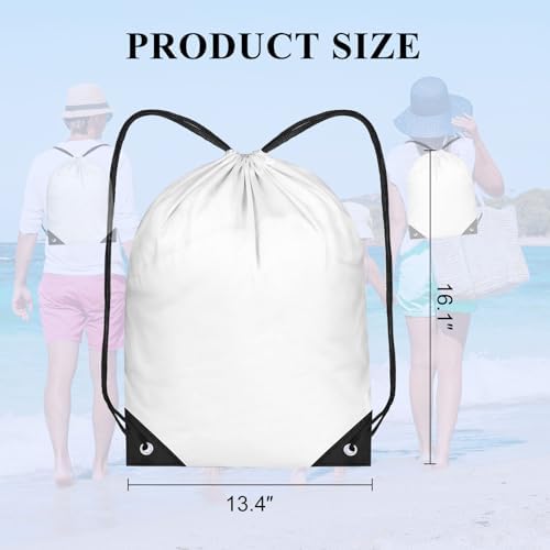 NACHLYNN 12-Piece Drawstring Backpack Set