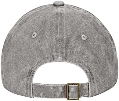 Unisex Adjustable Denim Baseball Cap with Irish Harp Pattern